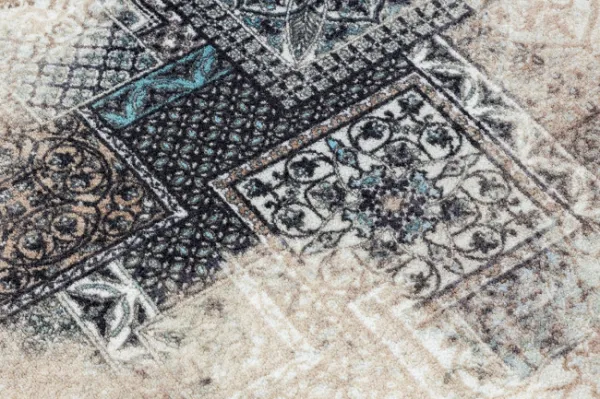Protišmykový behúň PATCHWORK vintage béžový