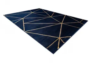 Koberec EMERALD exkluzívny 1013 glamour, styl geometrický granátový / zlatý