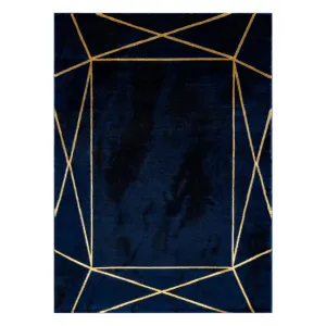 Koberec EMERALD exkluzívny 1022 glamour, styl geometrický granátový / zlatý