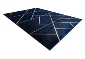 Koberec EMERALD exkluzívny 1012 glamour, styl geometrický granátový / zlatý