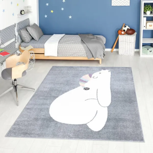 Detský koberec Anime 921 sivý