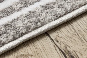 Koberec MATEO 8033/944 grécky, ramka - štrukturálny sivý / béžový