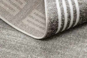 Koberec MATEO 8034/944 ramka - štrukturálny sivý / béžový
