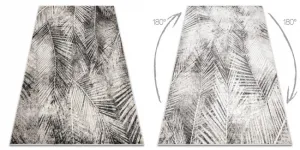 Koberec MATEO 8035/944 palmové listy - štrukturálny sivý / béžový