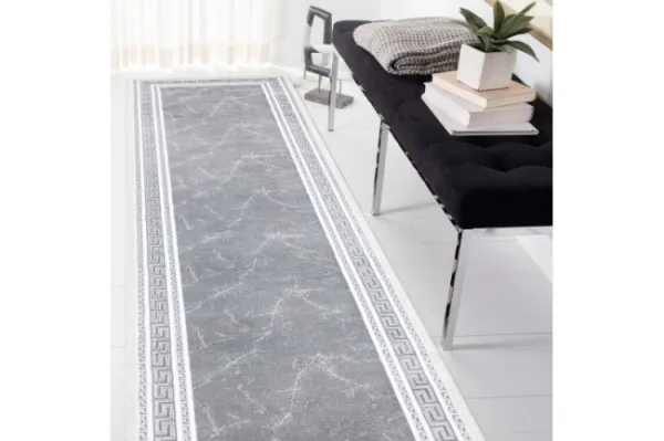 Koberec / Behúň GLOSS 2813 27 ramka, grécky - sivý