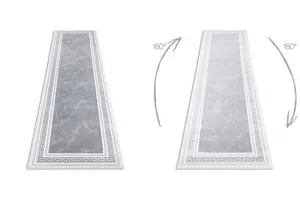 Koberec / Behúň GLOSS 2813 27 ramka, grécky - sivý