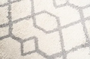Koberec BOHO L224D béžový / tmavosivý kruh