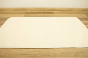 Kúpeľňový koberček Coral Velvet krémový