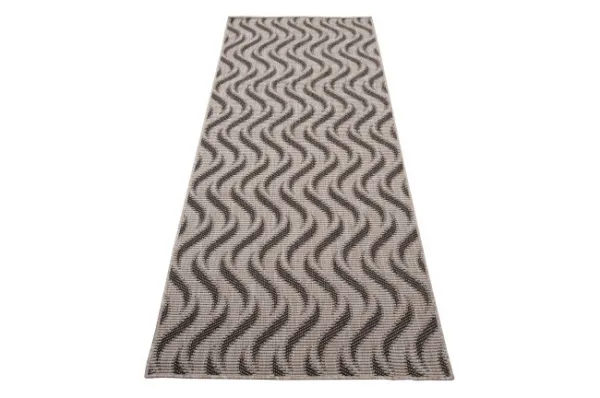 Behúň Floorlux 20586 strieborný / čierny