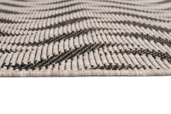 Behúň Floorlux 20586 strieborný / čierny