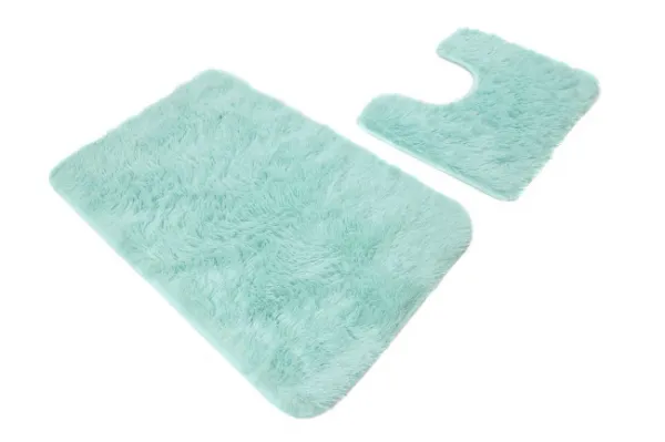 Sada kúpeľňových koberčekov SILK MR-104 2PC mätová