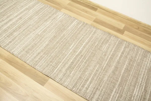 Šnúrkový obojstranný behúň Brussels 205583/10610 Linen krémový / béžový