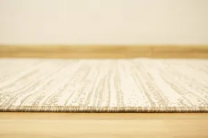 Šnúrkový obojstranný behúň Brussels 205583/10610 Linen krémový / béžový