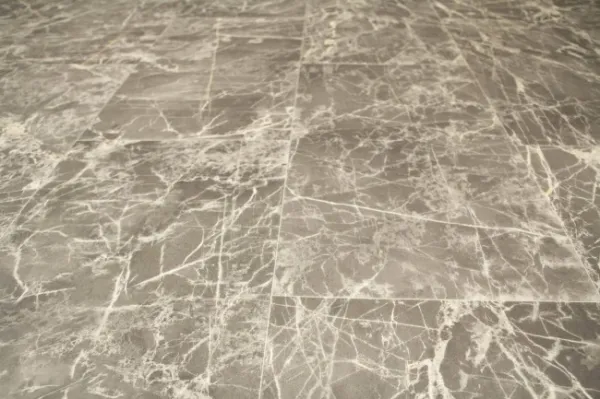 PVC podlaha Ultimate Stone Portoro 598 Marmur sivá / krémová