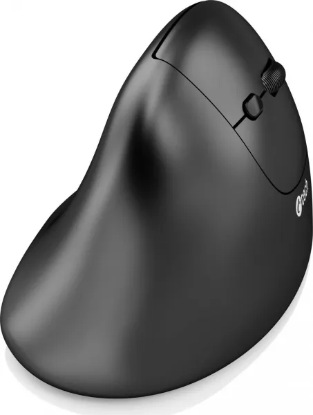 C-TECH Myš VEM-12, Vertikální, Bezdrátová, černá