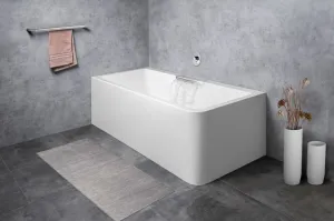 POLYSAN - CASCATA L MONOLITH obdĺžniková vaňa 180x80x60cm, kaskáda nerez 73836ML.100