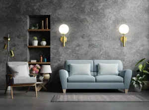 TooLight Nástenná lampa APP894-1W zlatá