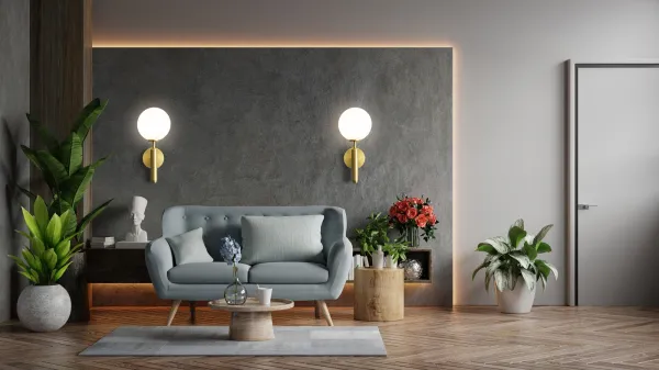 TooLight Nástenná lampa APP894-1W zlatá