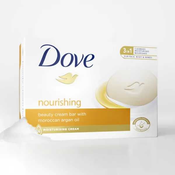 Dove Nourishing Argan krémová tableta na umývanie 4x90 g