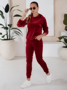 Dámsky župan zo žíníkov SO COMFY Farba bordová DSTREET