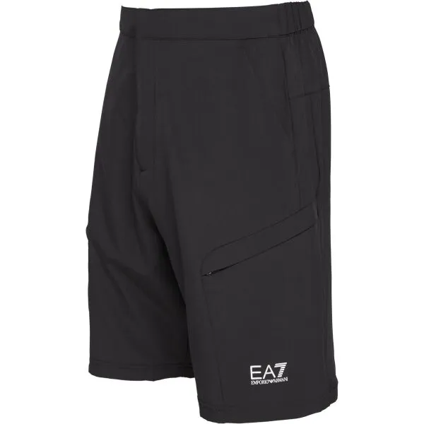 EA7 SHORTS Pánske šortky, čierna, veľkosť