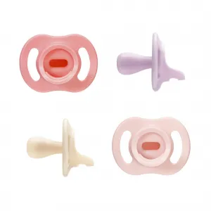 Tommee Tippee Ultra Light Stay Put 0-6 m cumlík Girl 4 ks