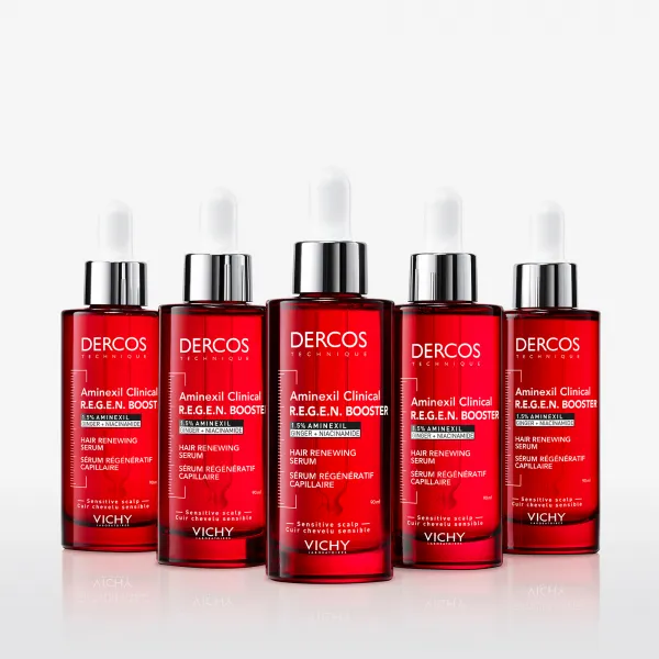 Vichy Dercos Aminexil Clinical R.E.G.E.N. Booster posilňujúce a regeneračné vlasové sérum proti padaniu vlasov 90 ml