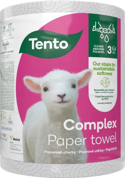 Tento Complex papierové utierky 3 vrstvy 1 kotúč