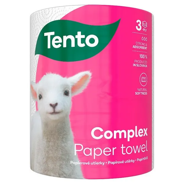 Tento Complex papierové utierky 3 vrstvy 1 kotúč