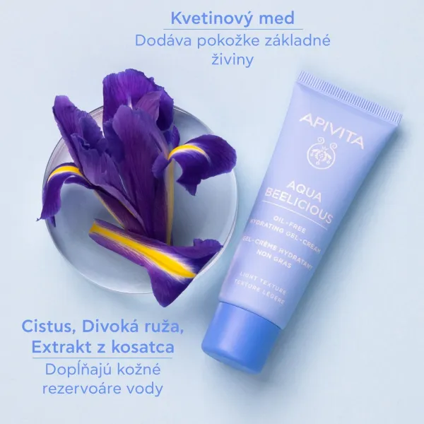 Apivita Aqua Beelicious Oil-Free Hydrating Gel-Cream Light hydratačný gél krém bez obsahu oleja 40 ml