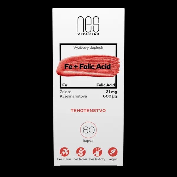 nesVITAMINS Fe 21 mg + Folic Acid 600 µg