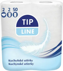 TipLine kuchynské utierky dvojvrstvové 2ks 1 balenie