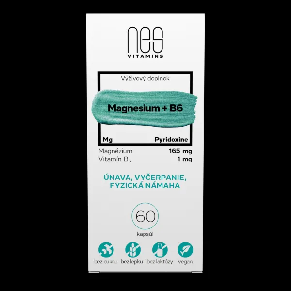 nesVITAMINS Magnesium 165 mg + B6 1 mg