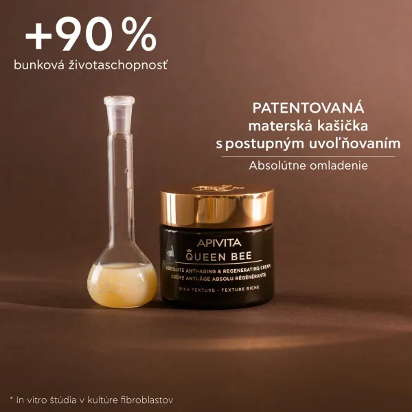 Apivita Queen Bee Cream Rich regeneračný krém proti starnutiu a na spevnenie pleti 50 ml