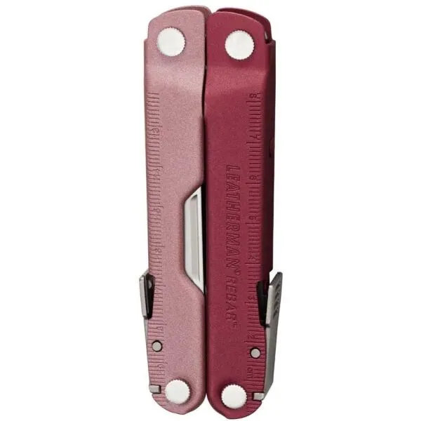 Leatherman nôž multitool rebar heathered cranberry/stealth