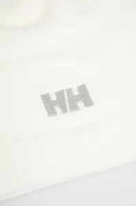 Čiapka Helly Hansen 57502-990, biela farba, z tenkej pleteniny
