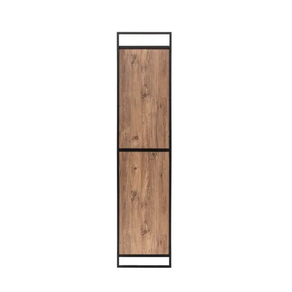 Kalune Design Šatní uzavřená skříň Dynamic 104 cm borovice Atlantic/černá