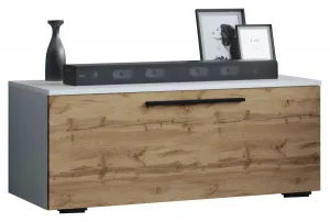 Nízka komoda Arila š: 95 cm, dub medový/biela
