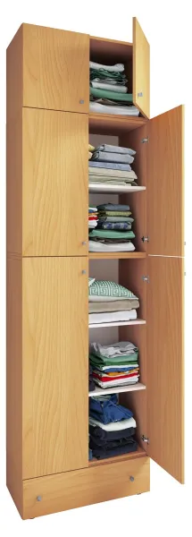 Šatníková skriňa Lona XXL nadstavba so zásuvkou, buk