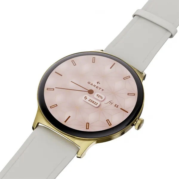 GARETT Smartwatch Verona 2 zlatá gold solid steel inteligentné hodinky
