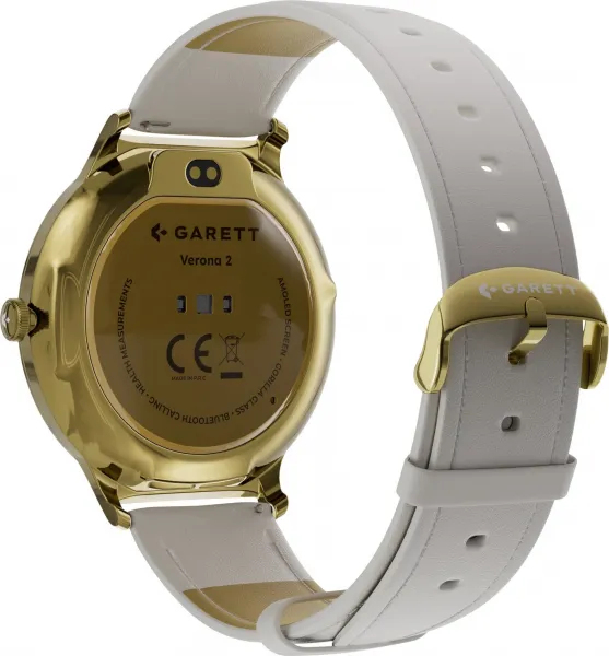 GARETT Smartwatch Verona 2 zlatá gold solid steel inteligentné hodinky
