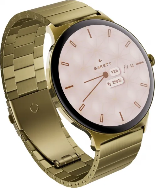 GARETT Smartwatch Verona 2 zlatá gold solid steel inteligentné hodinky