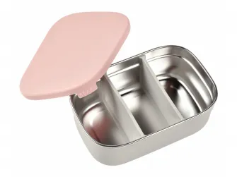 Beaba Desiatový box nerez Velvet Grey / Dusty Rose