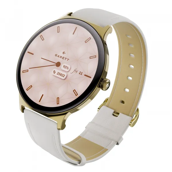 GARETT Smartwatch Verona 2 zlatá gold solid steel inteligentné hodinky