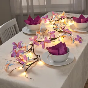 LED vetvička s motýľmi