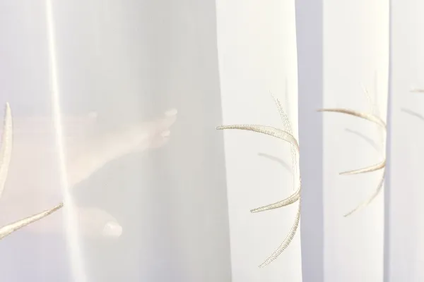 Záclona voálová, Ela Béžový odlesk, krémová, 280cm 280 cm