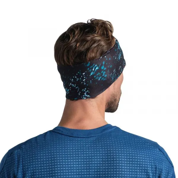 Čelenka BUFF COOLNET UV® WIDE HEADBAND SPECKLE BLACK