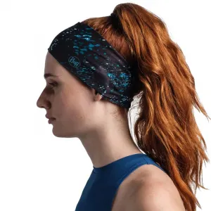 Čelenka BUFF COOLNET UV® WIDE HEADBAND SPECKLE BLACK