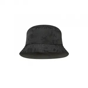 Klobúk BUFF TRAVEL BUCKET HAT GLINE BLACK-GREY