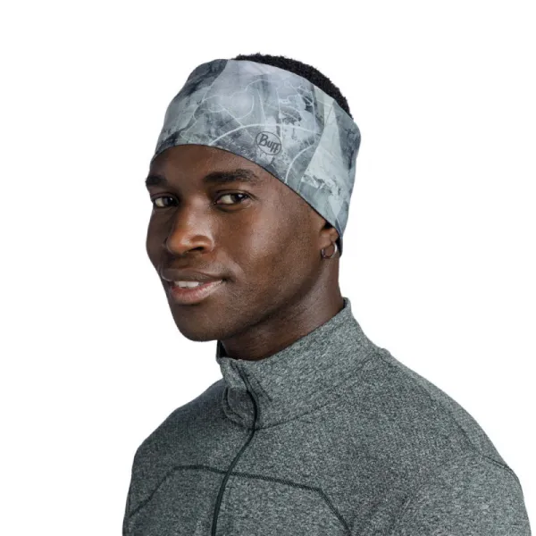 Čelenka BUFF COOLNET UV® WIDE HEADBAND JEBEL MOSS GREEN